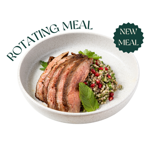 Baharat Steak & Tabbouleh (Rotating Meal)