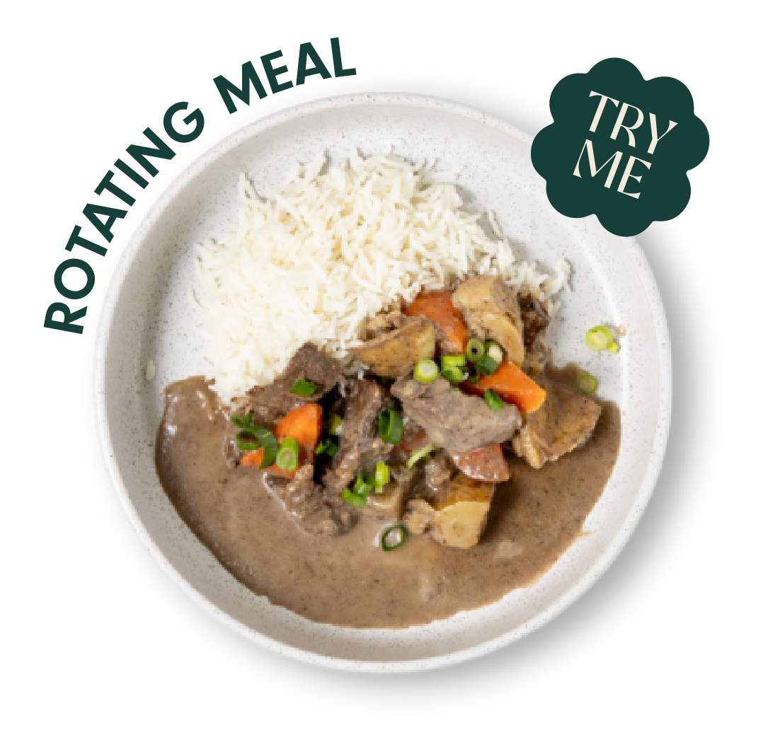 Beef Massaman Curry with Rice (Rotating Meal)