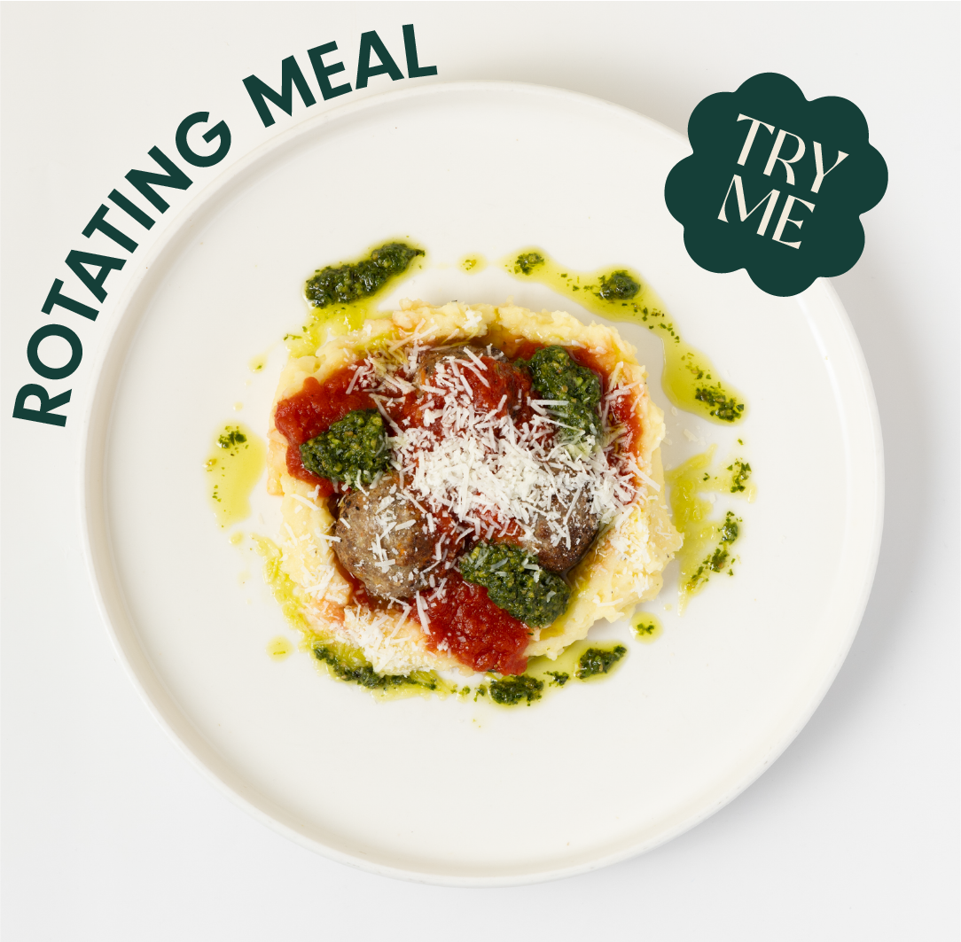 Meatballs & Mash (Rotating Meal)