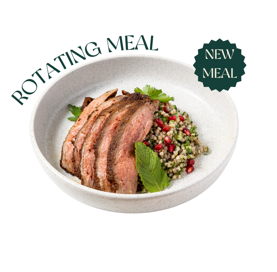 Baharat Steak & Tabbouleh (Rotating Meal) by Wilding Foods