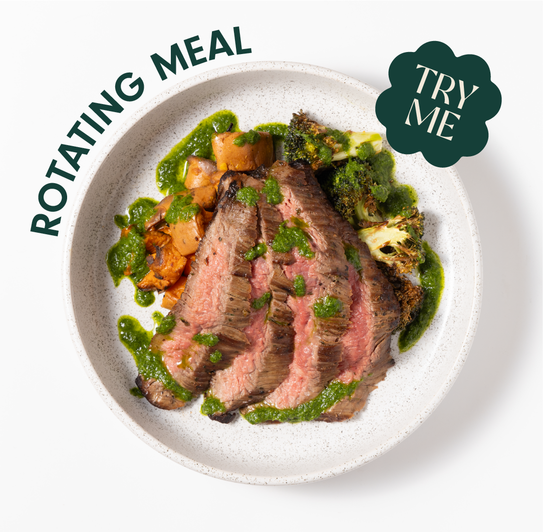 Skirt Steak & Salsa Verde (Rotating Meal) | Wilding Foods